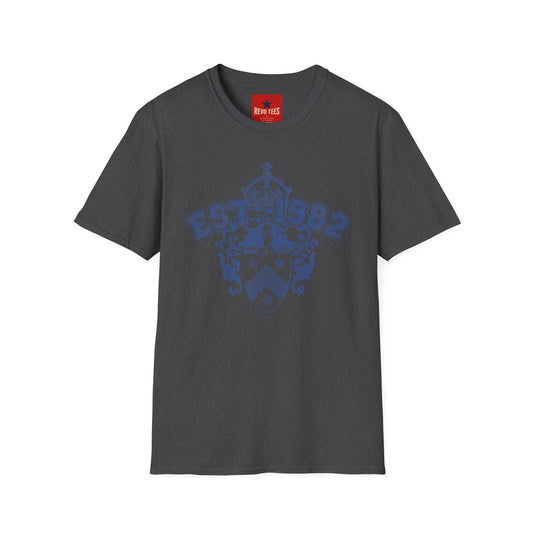 Revotees Est. 1982 Crest Vintage Heraldic Graphic T-Shirt - alternate view 2