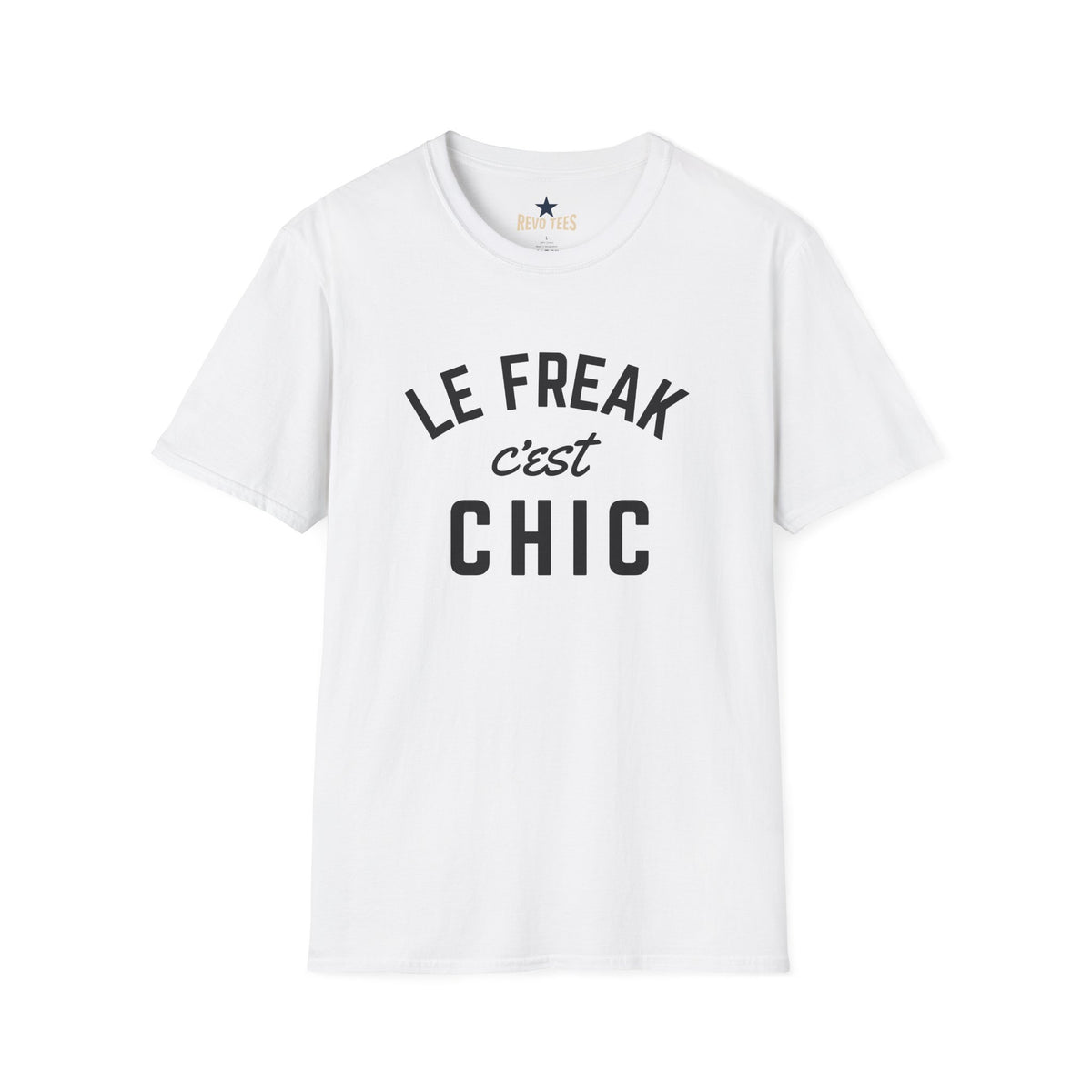 Revotees Le Freak Cest Chic French Retro Graphic T-Shirt - alternate view 2