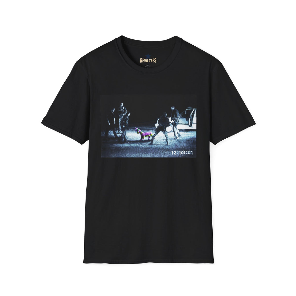 Revotees Banksy Moody Night Street Scene Graphic 12 05 01 T-Shirt - alternate view 2