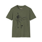 Revotees The Clash Joe Strummer Sound Check by Ray Lowry Unisex Softstyle T-Shirt - alternate view 4