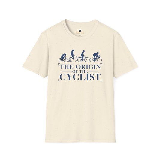 Revotees Cyclist Evolution the Origin of the Cyclist Vintage Bike T-Shirt