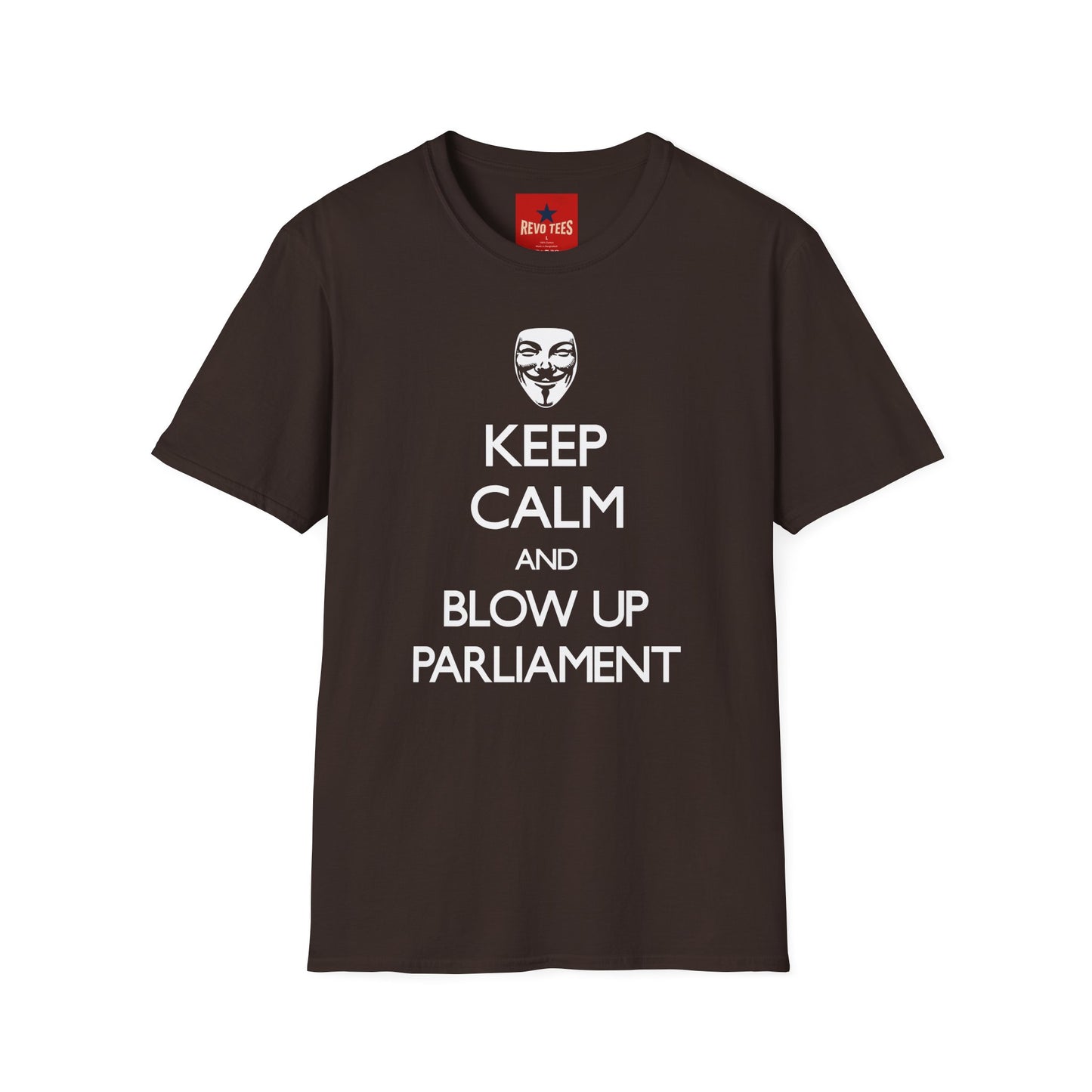 Keep Calm and Blow Up Parliament T-Shirt