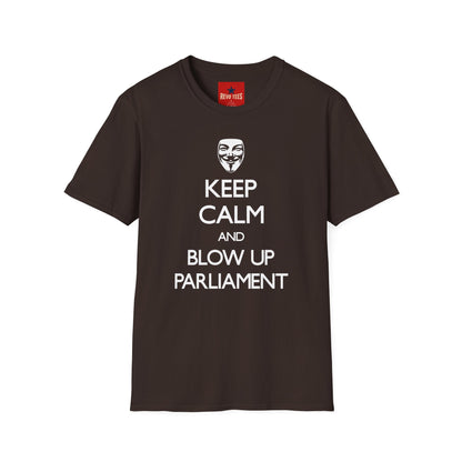Keep Calm and Blow Up Parliament T-Shirt
