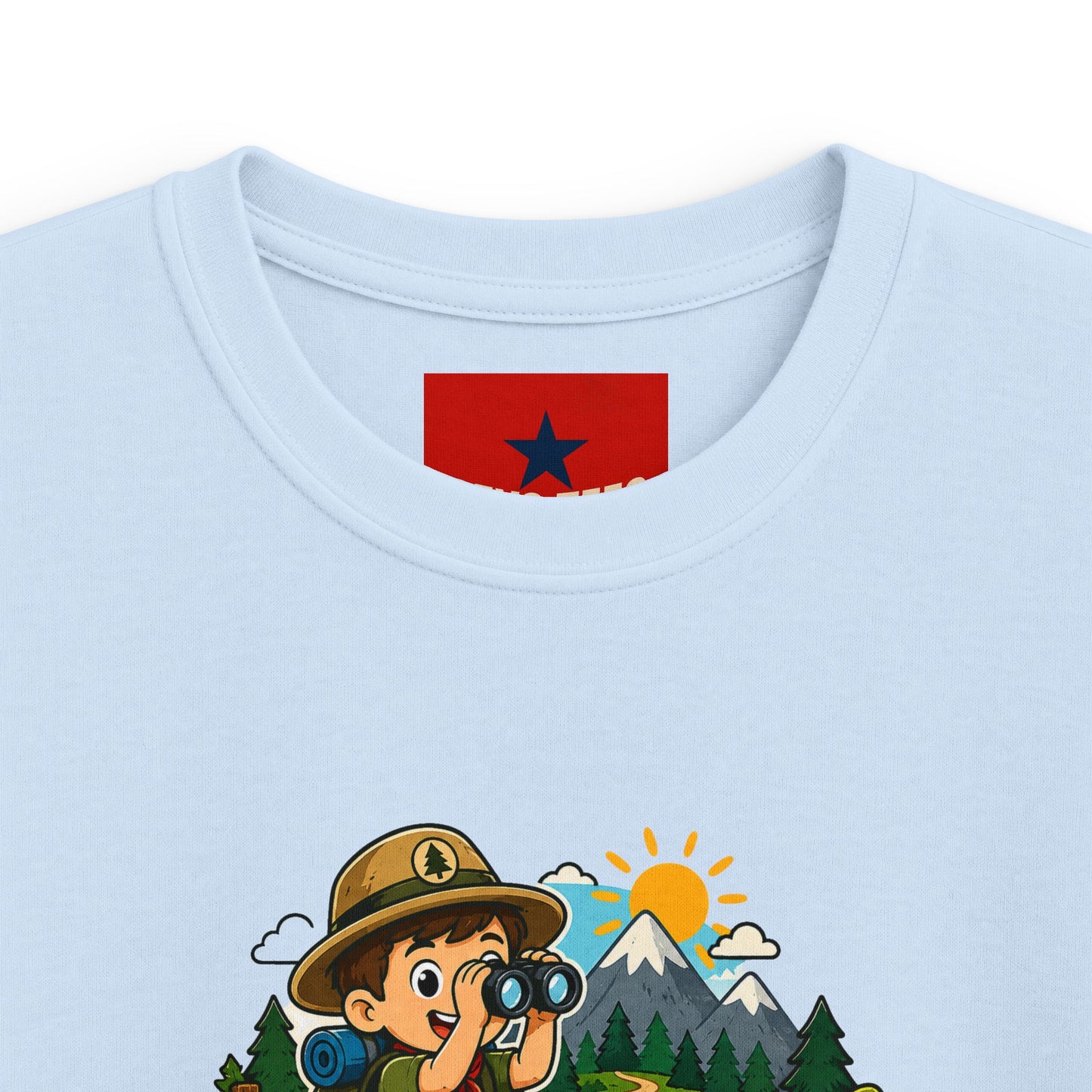 Little Trailblazer Kids Tee – Adventure Camping Graphic Shirt