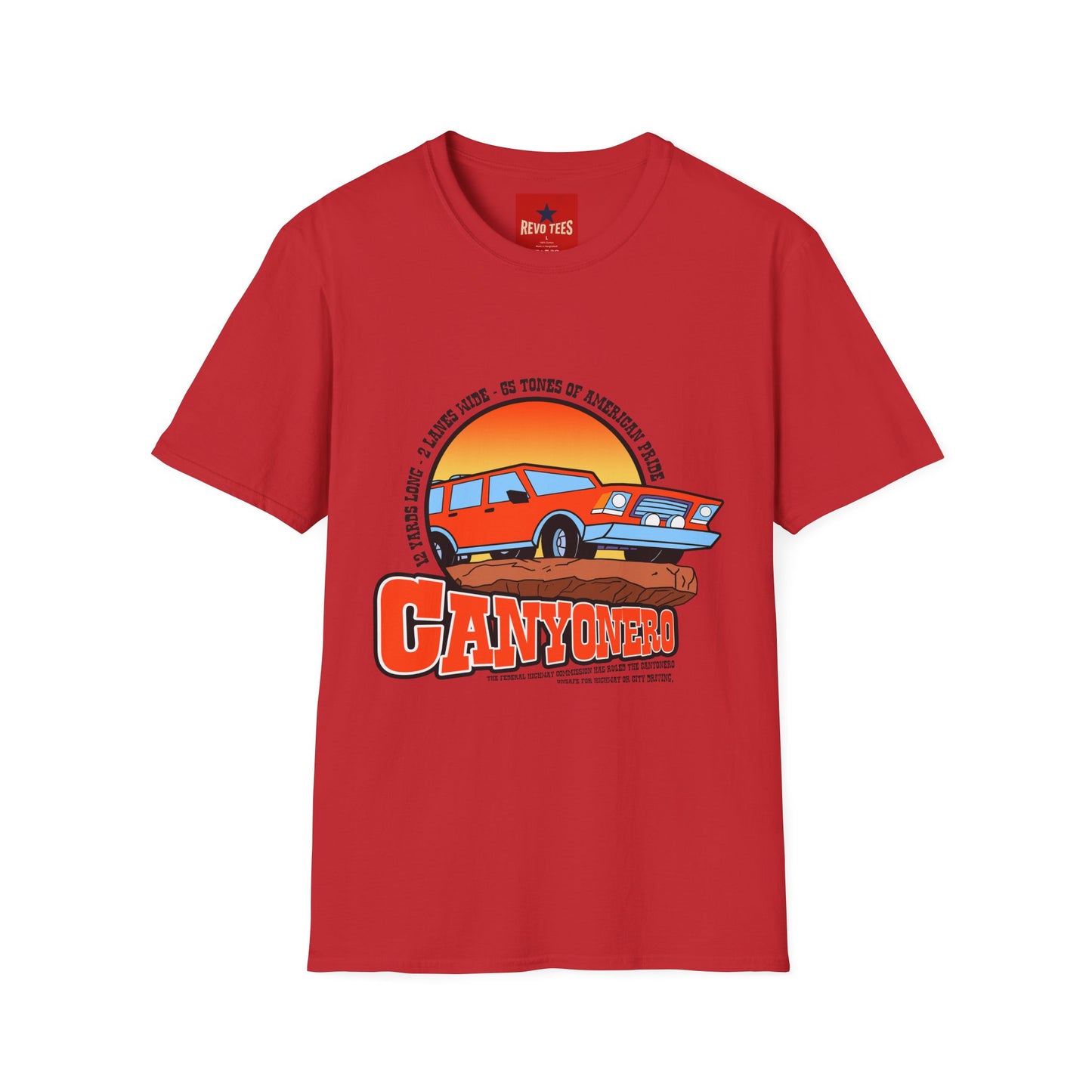 Classic Station Wagon Simpsons Sunset T‑Shirt — “Camping” Vintage Car Graphic