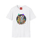 Retro Cartoon Crew T-Shirt — Vintage TV Character Collage