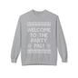 "Welcome to the Party Pal!" Holiday Ugly Sweater Design Crewneck Sweatshirt
