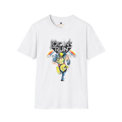 Revotees Wolverine Logan on the Run Unisex Softstyle T-Shirt - alternate view 8