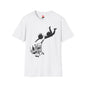Revotees Banksy Shop Til You Drop Silhouette T-Shirt