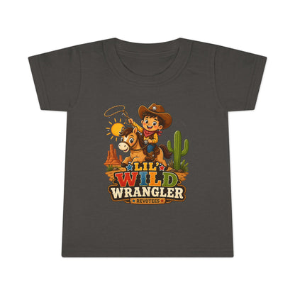 Toddler T-Shirt - Lil' Wild Wrangler Cowboy Graphic Tee