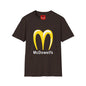 Funny McDowell's Parody T-Shirt — Retro Fast Food Logo Tee