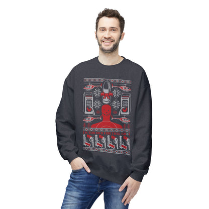 Lethal Knitting - Too Old For This Sh!t Christmas Ugly Sweater