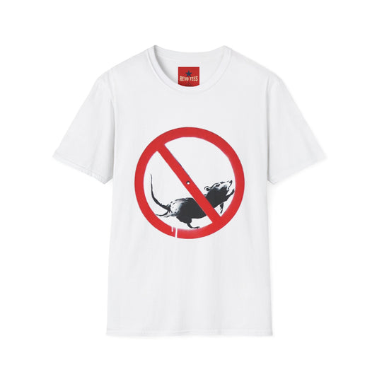 Banksy No Rats T‑Shirt – Anti‑Rodent Graphic Tee