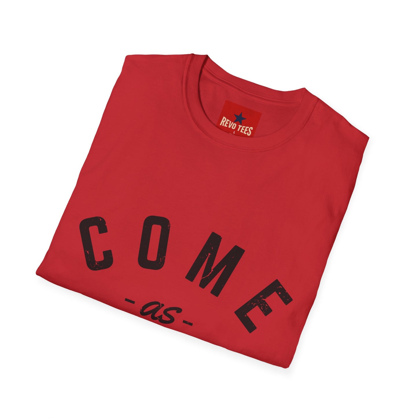 Come As You Are T-Shirt — Casual Vintage Lettering Tee