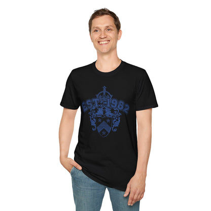 EST. 1982 Crest T‑Shirt — Vintage Heraldic Graphic Tee