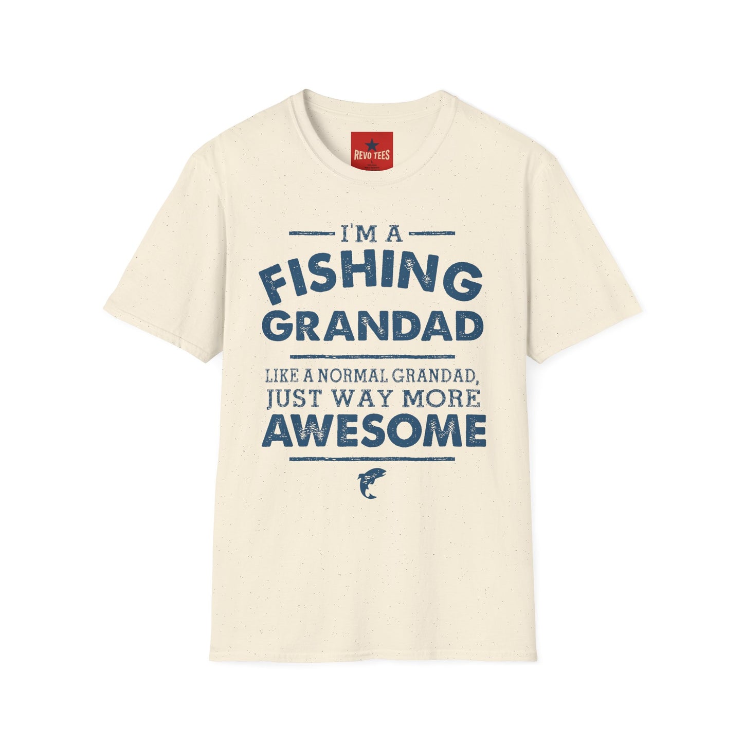 Fishing Grandad T-Shirt — "I'm a Fishing Grandad" Graphic Tee for Proud Grandpa, Father’s Day Gift