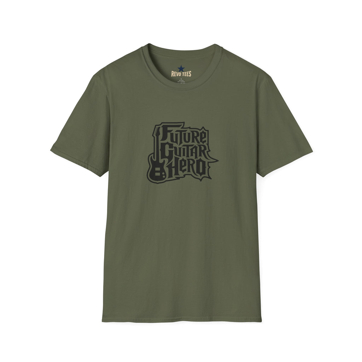 Revotees Future Guitar Hero Unisex Softstyle T-Shirt - alternate view 5