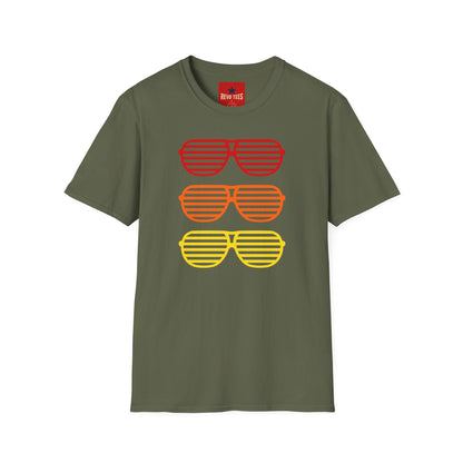 T-Shirt — Retro Shutter Shades Gradient Graphic