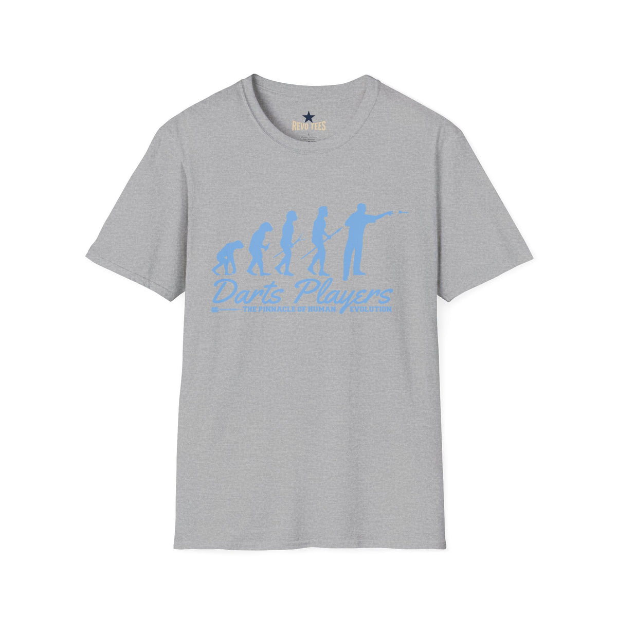 Revotees Darts Players Evolution Funny Darting Evolution Graphic for Players Fans T-Shirt - alternate view 4
