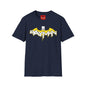 Bayman Logo T-Shirt — Retro Comic Bat Emblem Graphic Tee