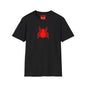 Spider Emblem T-Shirt — Minimal Red Spider Logo Tee