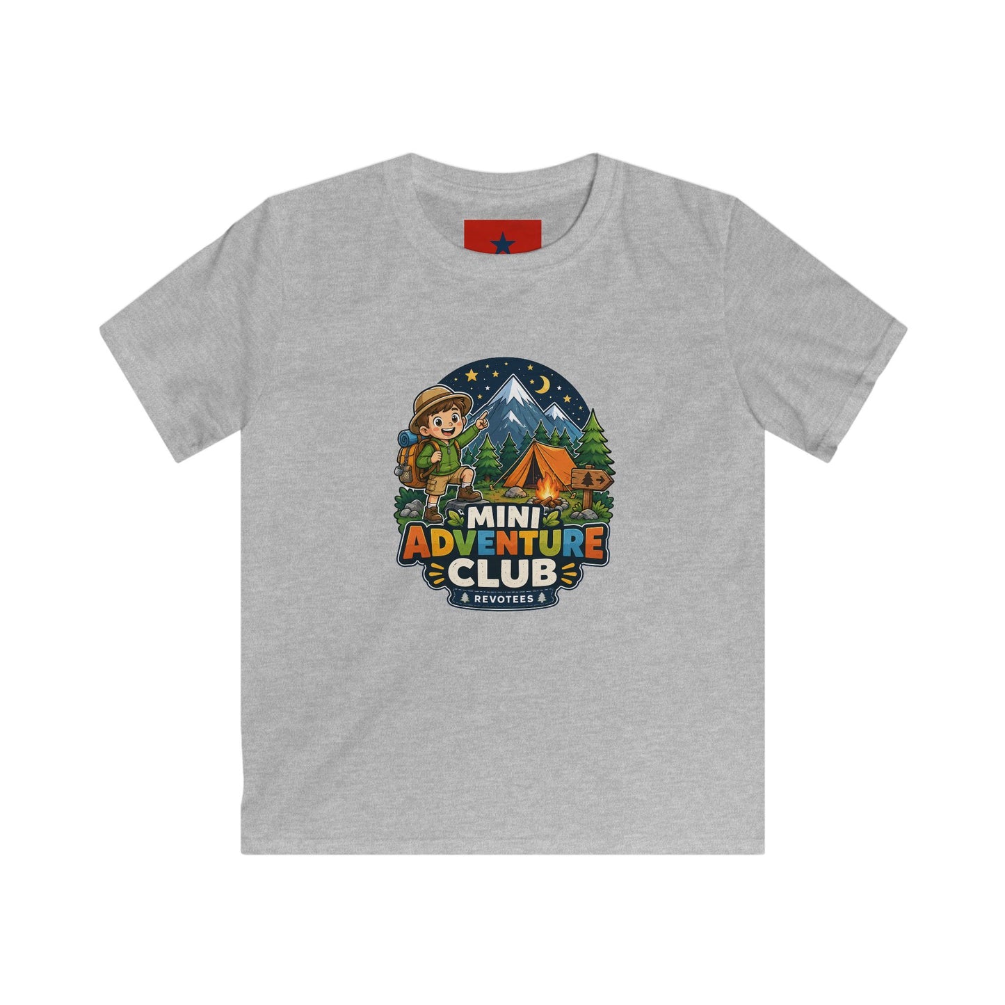 Kids Adventure Club T-Shirt — Mini Explorer Camping Tee