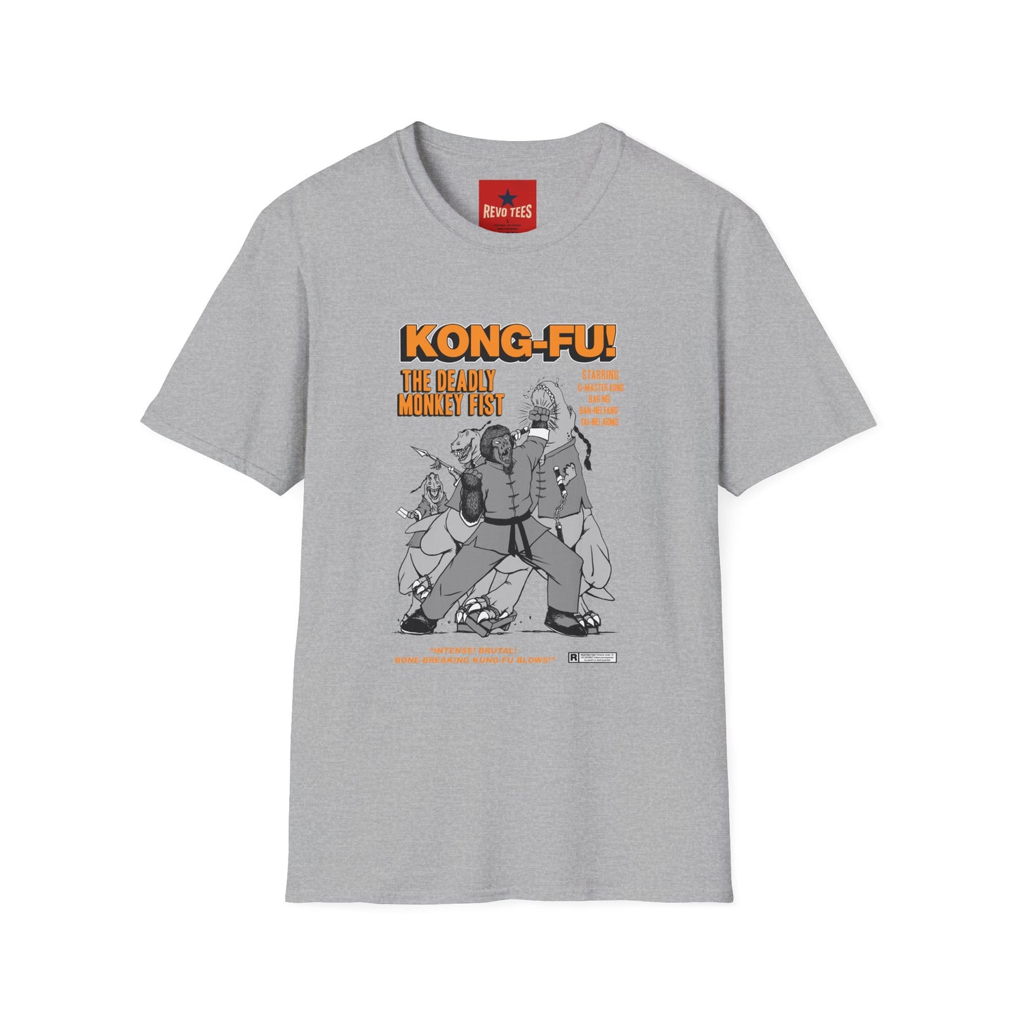 Kong-Fu! The Deadly Monkey Fist T-Shirt — Retro Martial Arts Movie Poster Tee