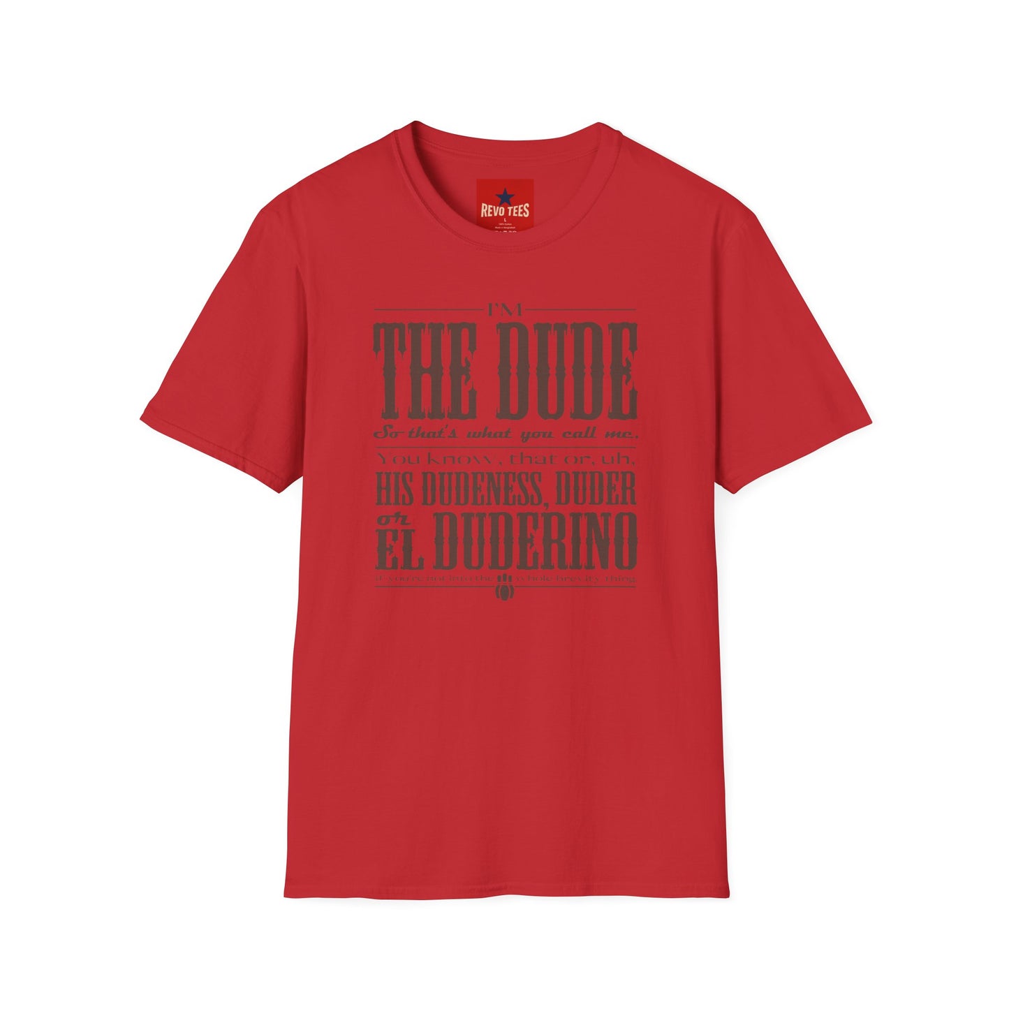 The Dude Graphic T-Shirt — "I’m The Dude" Vintage Typography Tee