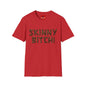 Skinny Bitch! Graphic T-Shirt — Bold Chocolate-Drip Lettering Tee