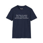 Revotees Point Stare Whisper Unisex Softstyle T-Shirt - alternate view 8