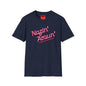 Revotees Nozin Aroun Retro Pink Script Casual T-Shirt - alternate view 10