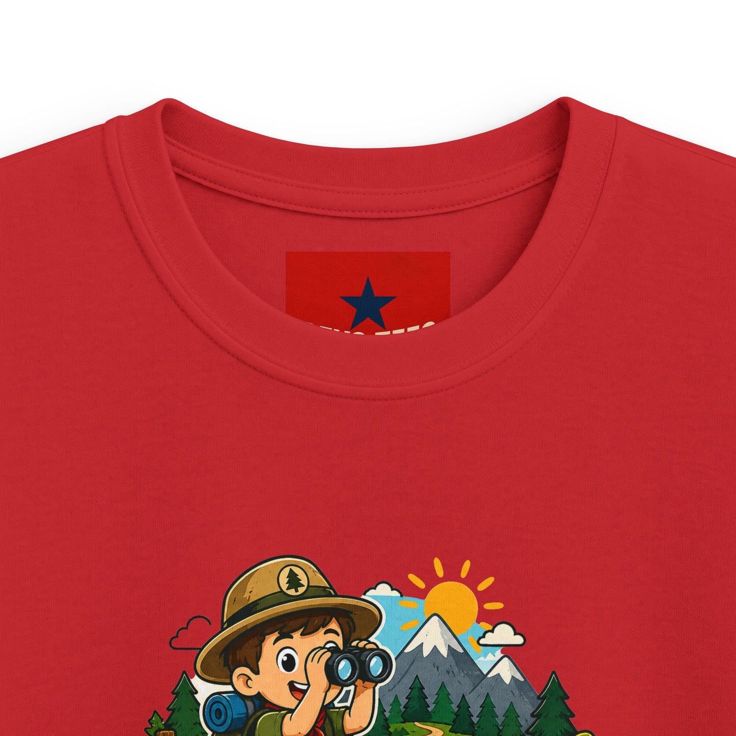 Little Trailblazer Kids Tee – Adventure Camping Graphic Shirt