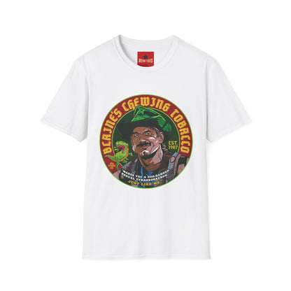 Vintage Cigarette Tobacco Graphic T-Shirt — Retro Smoker Logo Tee