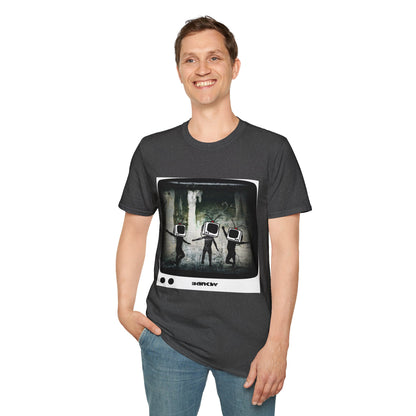 Banksy TV Head Graphic T-Shirt