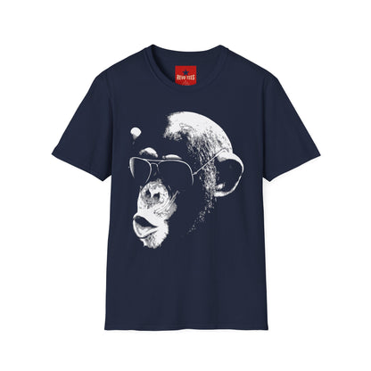 Chimpanzee Sunglasses T-Shirt — Retro Monkey Graphic Tee