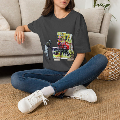Banksy Graffiti Cleaner T-Shirt — Urban Street Art Tee