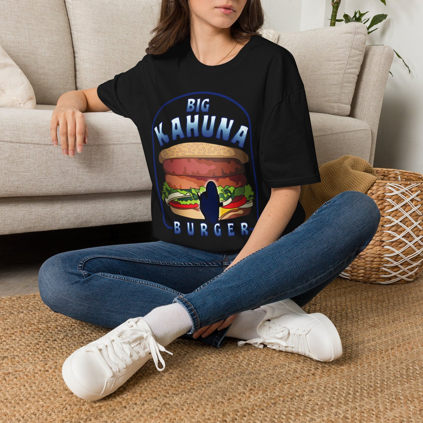 Big Kahuna Burger T-Shirt — Retro Surf-Inspired Burger Graphic Tee