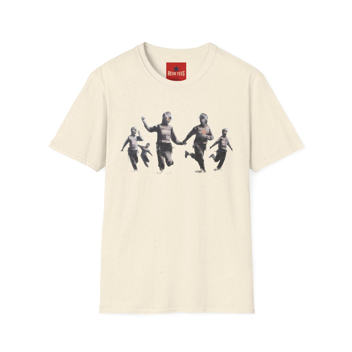 Banksy T-Shirt — Vintage Running Figures Graphic Tee
