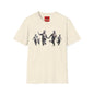 Banksy T-Shirt — Vintage Running Figures Graphic Tee
