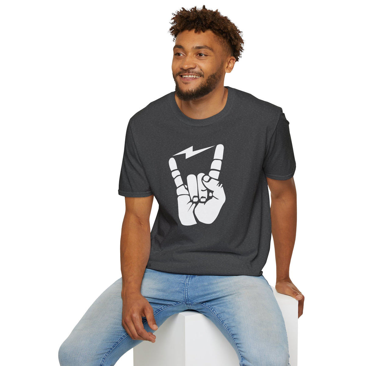 Revotees Electric Horns Unisex Softstyle T-Shirt - alternate view 10