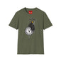 Banksy T‑Shirt — Grim Reaper Clock Graphic Tee (Smiley Mask)