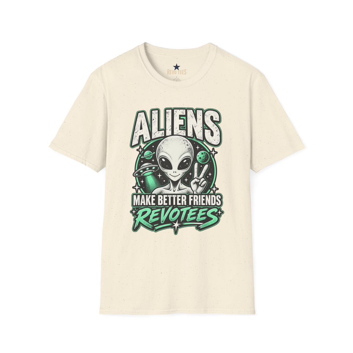 REVOTEES "Aliens Make Better Friends Revotees" Sci‑Fi Tee