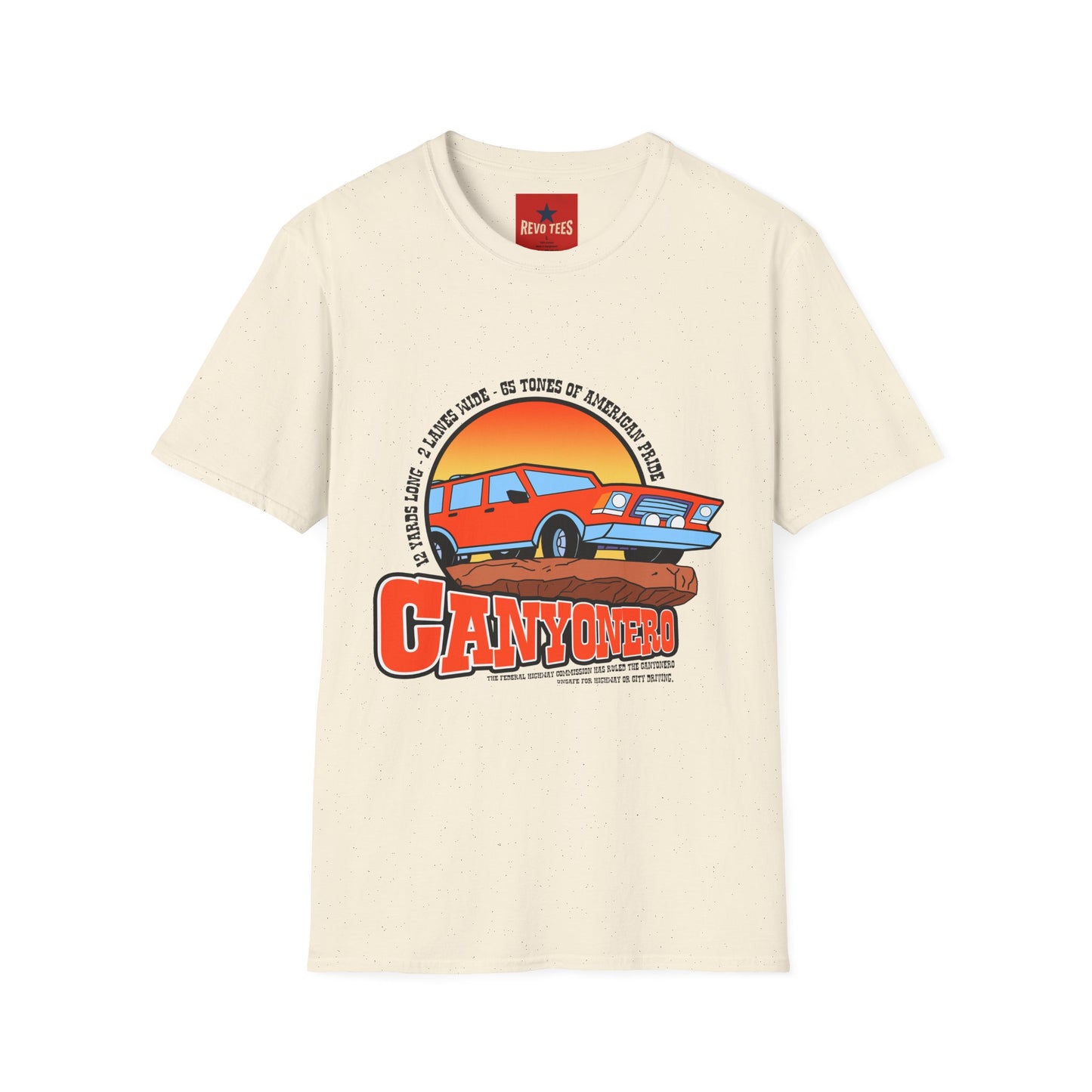 Classic Station Wagon Simpsons Sunset T‑Shirt — “Camping” Vintage Car Graphic
