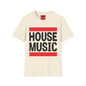 House Music T-Shirt — Bold Retro DJ Tee for Club, Festival & Music Lovers