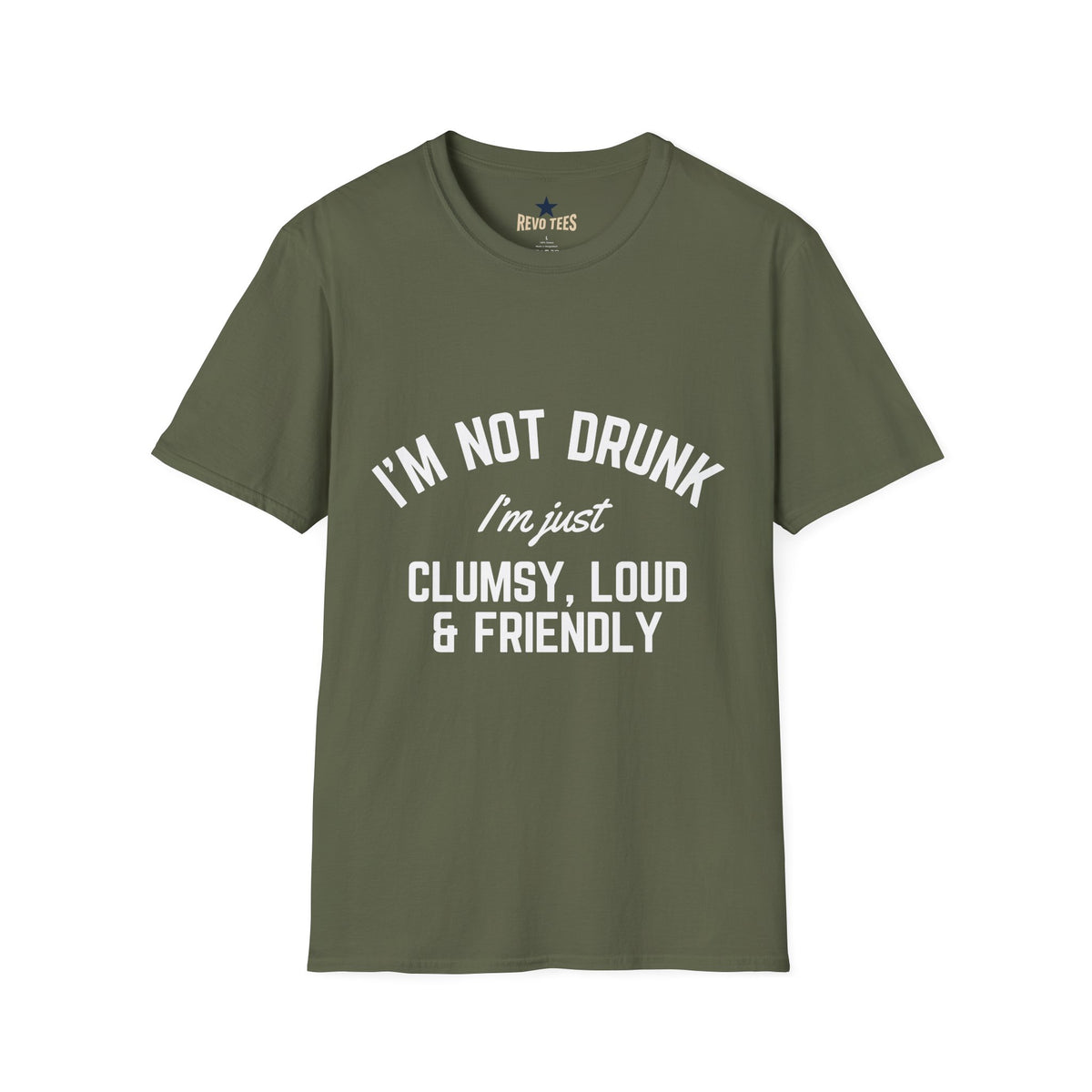 Revotees Im Not Drunk Unisex Softstyle T-Shirt - alternate view 4