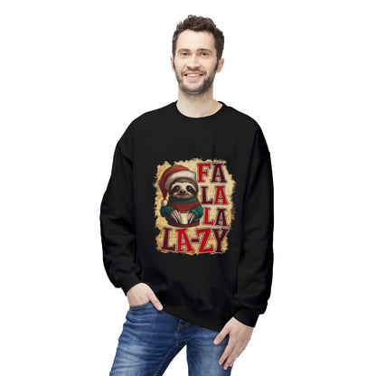 Fa La La La-Zy Sloth Christmas Sweatshirt