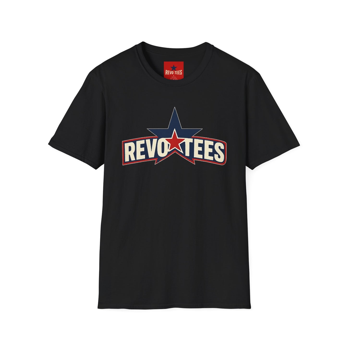 RevoTees Star Logo T-Shirt — Retro Patriotic Graphic Tee