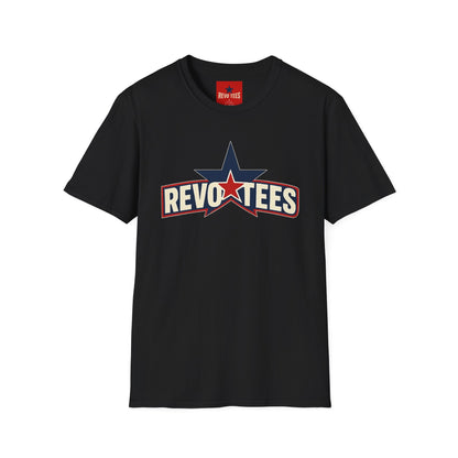 RevoTees Star Logo T-Shirt — Retro Patriotic Graphic Tee