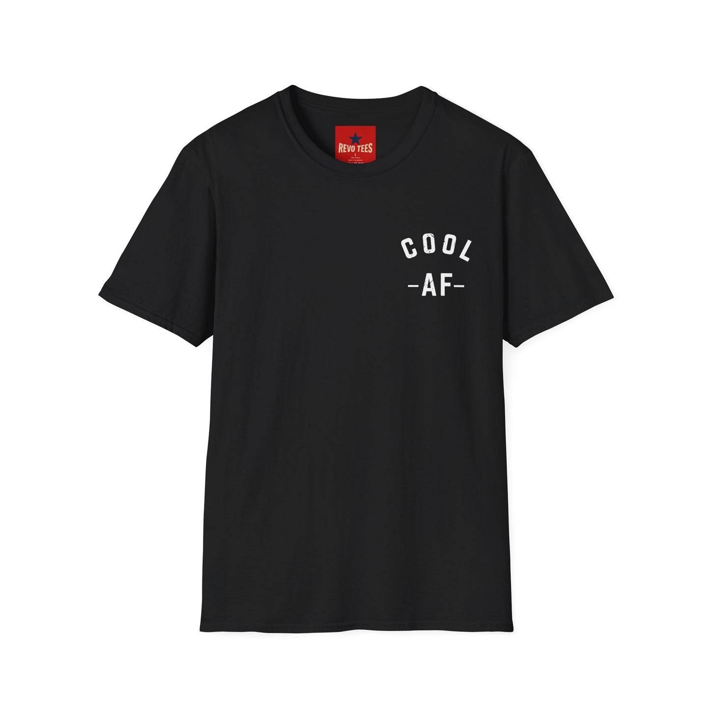 Cool AF T-Shirt — Minimal Chest Graphic Tee