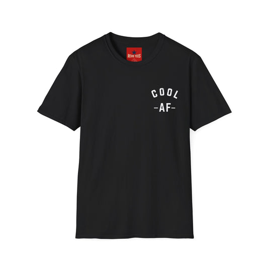 Revotees Cool Af Minimal Chest Graphic T-Shirt
